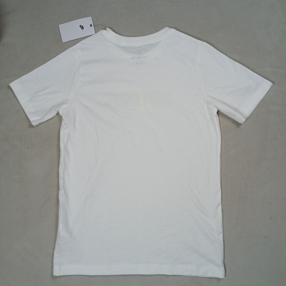 NWT Nike Shirt Kid's Size Large White Rainbow Just Do It Sportswear Cotton Tee - Picture 5 of 5